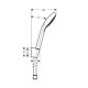 Hansgrohe Croma Select S Vario Porter Set Душовий набір, (26411400)