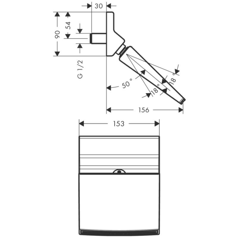 Hansgrohe Raindance Rainfall зливових душ, (26443000)