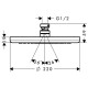 Hansgrohe Croma 220 Верхній душ, (26464000)