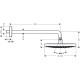 Hansgrohe Raindance Select S 240-верхній душ, (26466000)