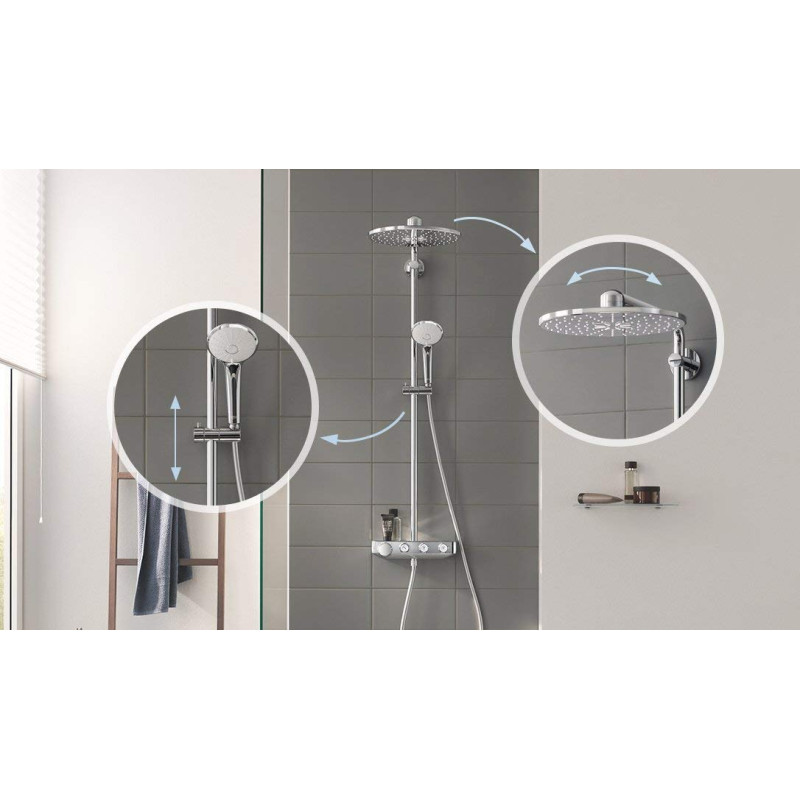 Grohe Душова система Euphoria SmartControl 260 з термостатом (26509000)