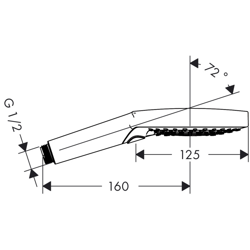 Hansgrohe Raindance Select S-лійка для душа (3 режима), (26530400)