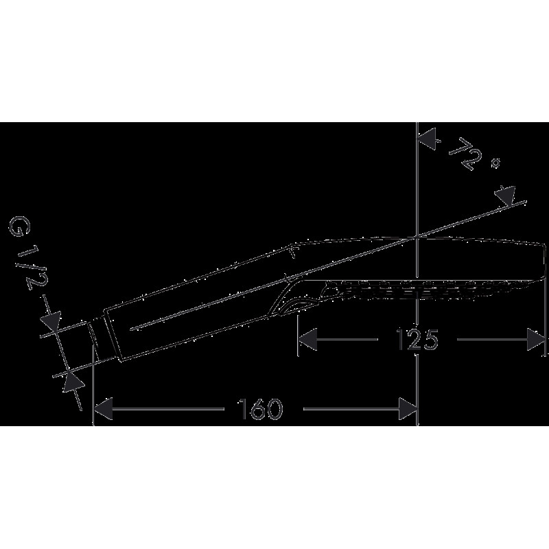 Hansgrohe Raindance Select S 120 3jet EcoSmart Ручний душ, (26531000)