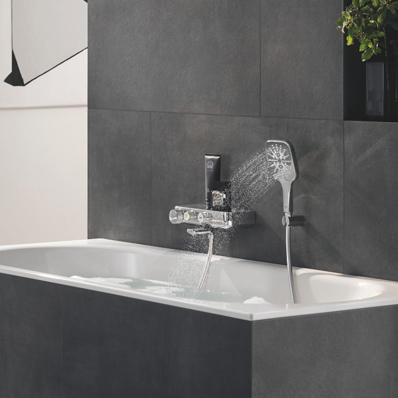 Grohe Душовий гарнітур Rainshower Smartactive Cube 130, 3 режими струменя (26589000)