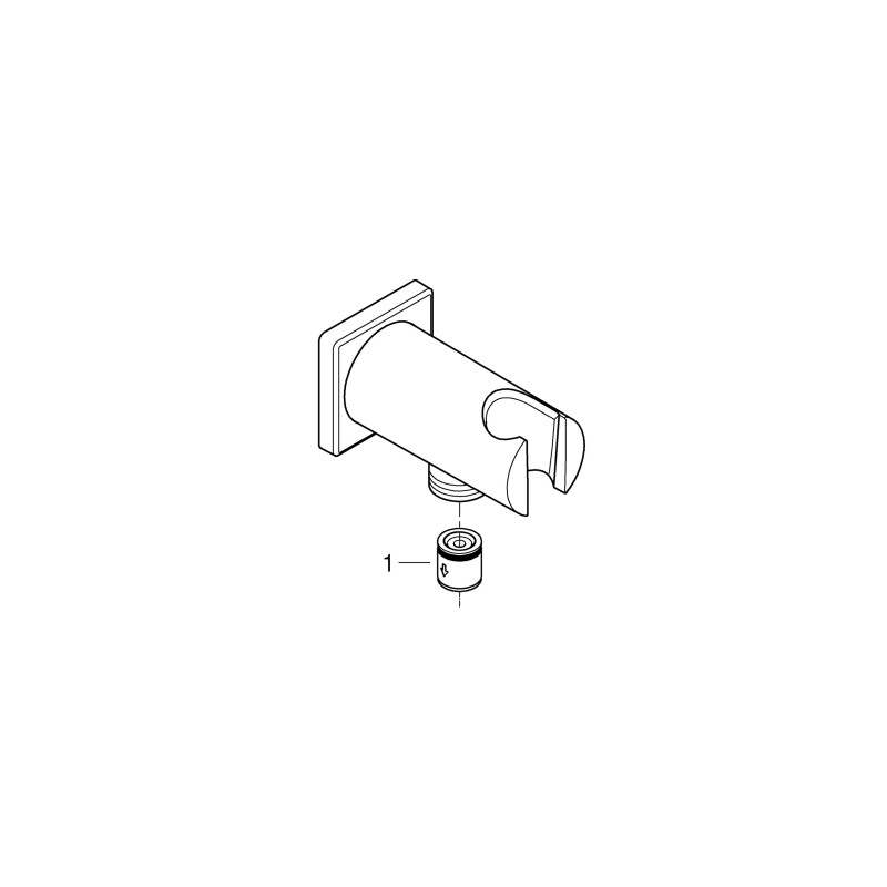 Grohe Rainshower Підключення душового шлангу з тримачем (26659000)