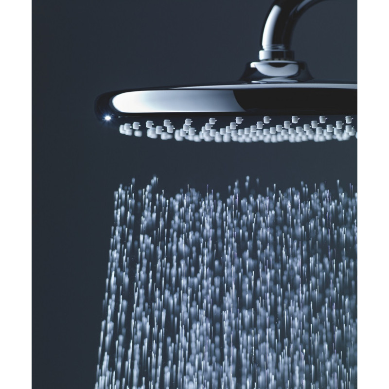 Grohe 26668000 Tempesta 250 Лійка для верхнього душу з тримачем, хром mpesta 250 Лійка для верхнього душу з тримачем, хром (26668000)