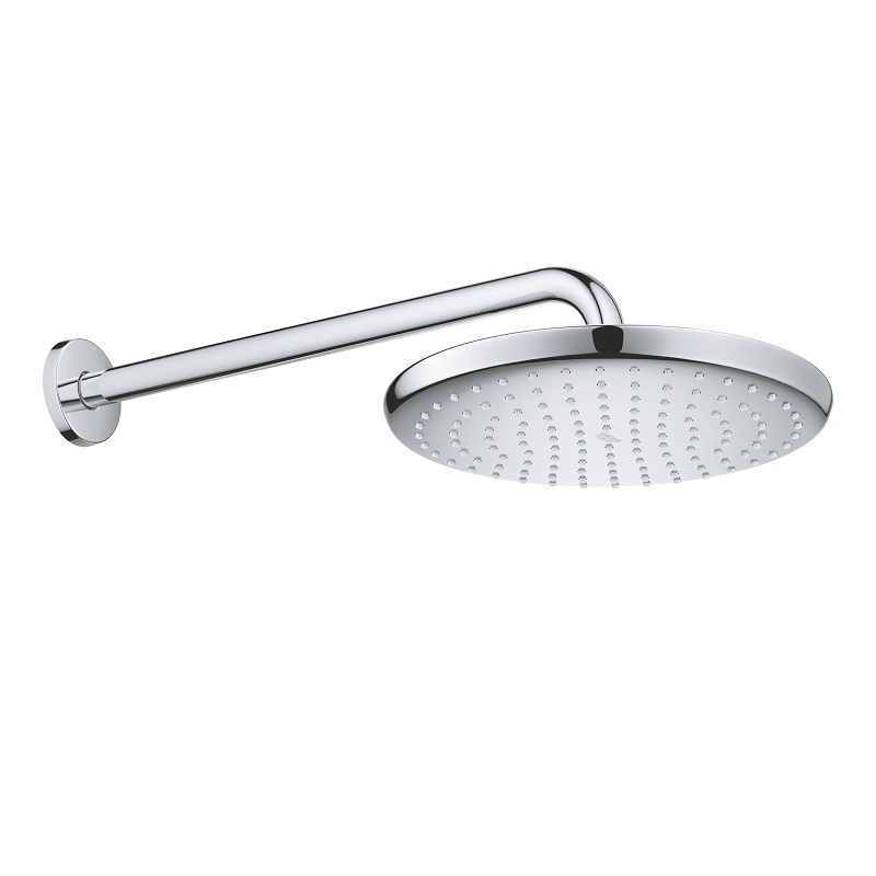 Grohe 26668000 Tempesta 250 Лійка для верхнього душу з тримачем, хром mpesta 250 Лійка для верхнього душу з тримачем, хром (26668000)