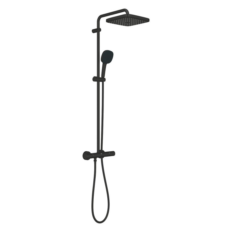 Grohe 266892431 Tempesta System 250 Cube Душова система з термостатом, чорний матовий empesta System 250 Cube Душова система з термостатом, чорний матовий (266892431)