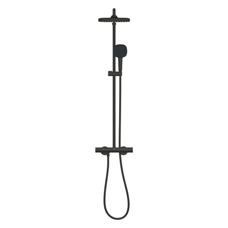 Grohe 266892431 Tempesta System 250 Cube Душова система з термостатом, чорний матовий empesta System 250 Cube Душова система з термостатом, чорний матовий (266892431)