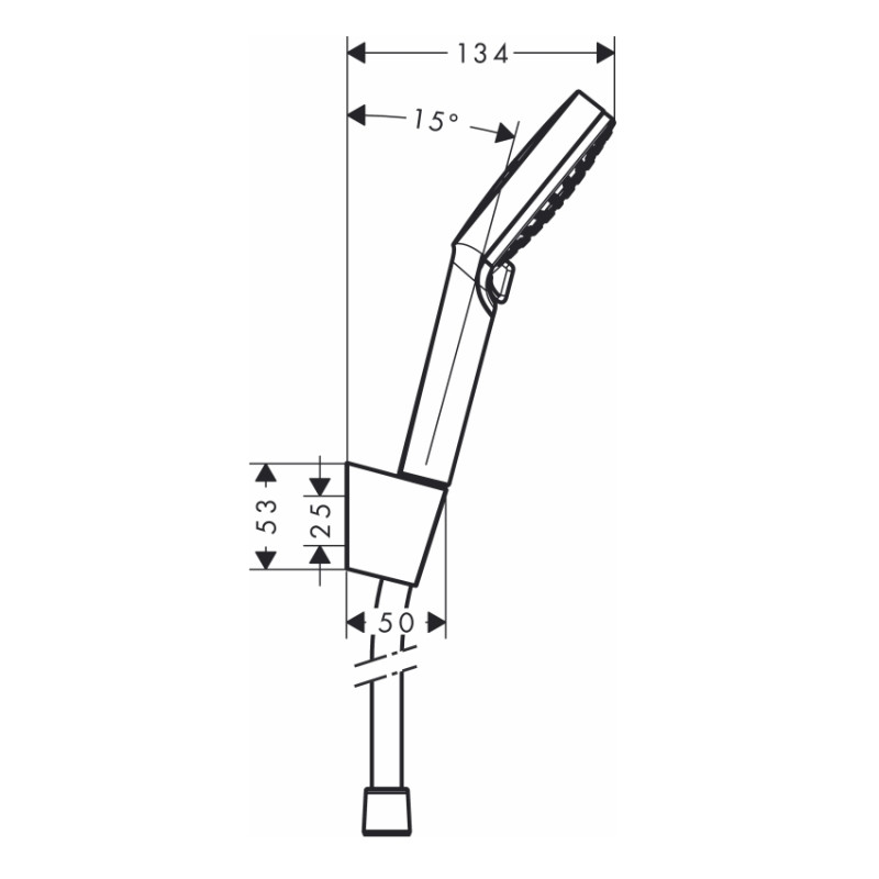 Hansgrohe Душовий набір Crometta Vario EcoSmart 160 білий/хром (26694400)