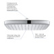 Grohe Vitalio comfort 250 Cube верхній душ з WaterSaving (26695000)
