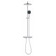 Grohe Vitalio Comfort 250 Душова система з термостатом для настінного монтажу (26696001)