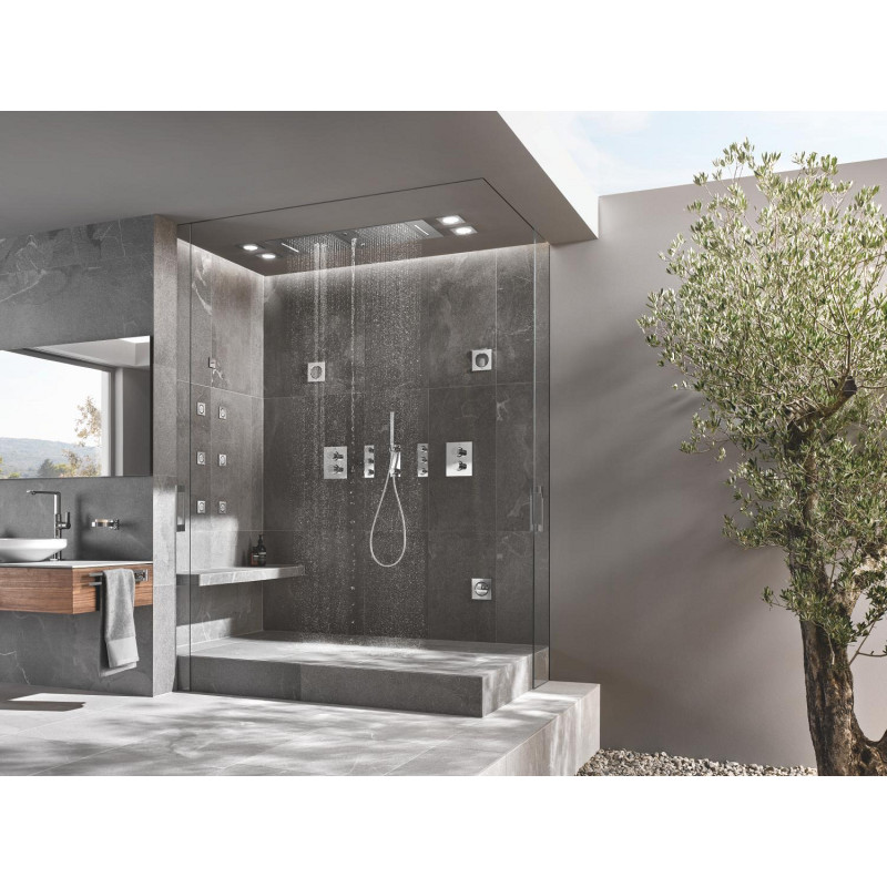 Grohe Rainshower Aqua Duo Стельовий душ 2 режими, включає вбудовану частину (26733000)