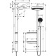 Hansgrohe Душова система Rainfinity Showerpipe 360 ​​1jet матовий білий (26842700)