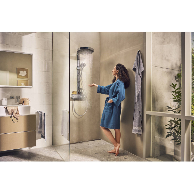RAINFINITY Showerpipe душова система 360 1jet з термостатом, хром