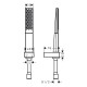Hansgrohe RAINFINITY душовий набiр 100, 1jet, хром, (26857000)