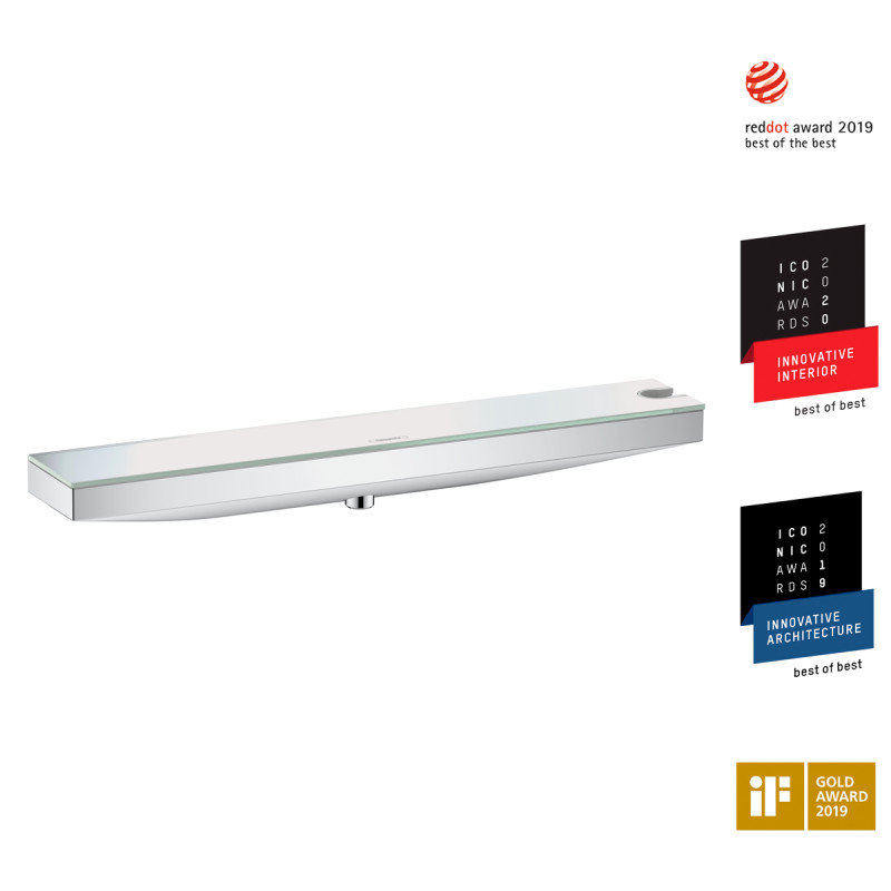 Hansgrohe Rainfinity Шлангове під`єднання з тримачем душу Porter 500 та поличкою R, хром, (26858000)