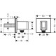Hansgrohe FIXFIT Porter Square тримач для душу, колір білий матовий, (26889700)