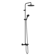 Hansgrohe VERNIS BLEND душова система Showerpipe 240 з термостатом для ванни, 1jet,чорний матовий, (26899670)