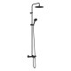Hansgrohe VERNIS BLEND душова система Showerpipe 240 з термостатом для ванни, 1jet,чорний матовий, (26899670)