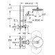 Grohe Quickfix Vitalio Start 250 Душова система з термостатом для ванни (26988001)