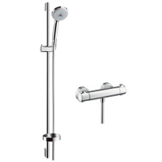 Hansgrohe Душова система Croma Multi 100 з термостатом для ванни хром (27085000)