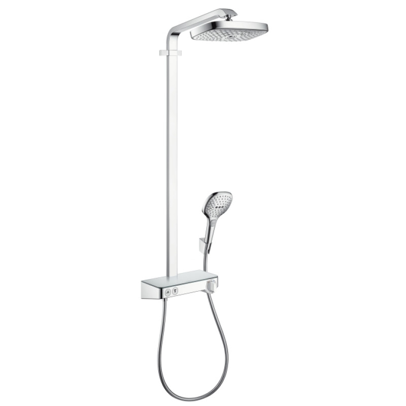 Hansgrohe Raindance Select E Air 2jet 300 мм Showerpipe Душова система з термостатом ShowerTablet 300, (27126000)