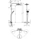 Hansgrohe Raindance Select S Душова система з термостатичним змішувачем, (27129000)