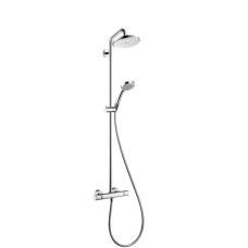 Hansgrohe Душова система з термостатом для настінного монтажу Croma Air 220 1jet Showerpipe (27185000)