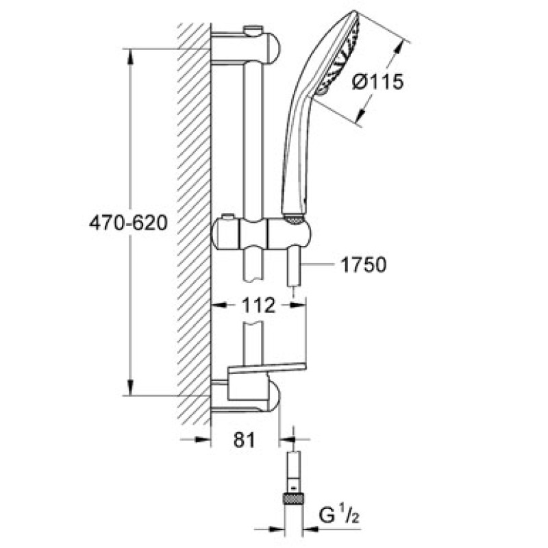 Grohe Душовий набір Euphoria 110 Duo (27230001)