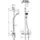 Hansgrohe Croma Select E Multi Душ SemiPipe з термостатом, білий/хром, (27248400)
