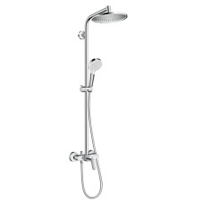 Hansgrohe Душова система з одноважільним змішувачем Crometta E 240 1jet Showerpipe (27269000)