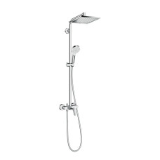 Hansgrohe Душова система з одноважільним змішувачем Crometta E 240 1jet Showerpipe (27284000)