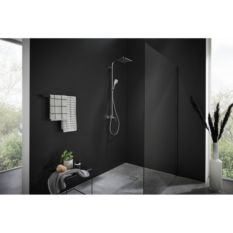 Hansgrohe Душова система з одноважільним змішувачем Crometta E 240 1jet Showerpipe (27284000)