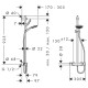 Hansgrohe RAINDANCE Select E 150 Showerpipe душевая система SemiPipe, хром, (27293000)