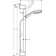 Hansgrohe MONSOON Vario душовий набiр0,65м, (27334400)