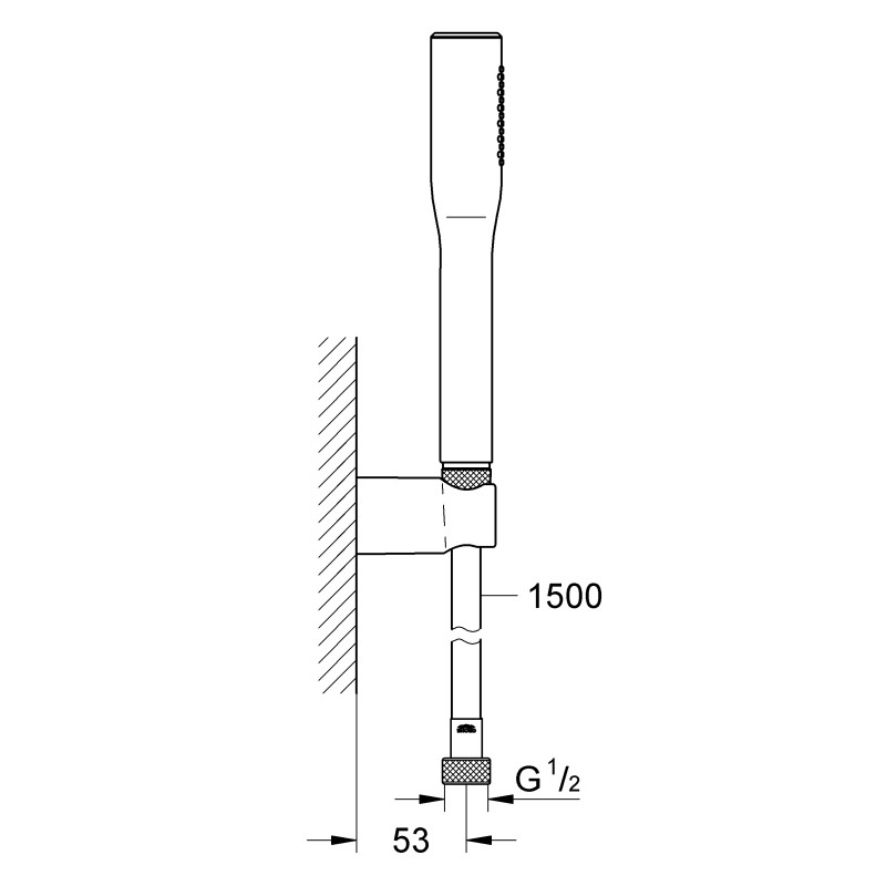 Grohe Душовий набір з 1 режимом струменя Euphoria Cosmopolitan Stick (27369000)