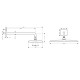 Hansgrohe Raindance E 360 Air 1jet Верхній душ з тримачем 390 мм, хром, (27376000)