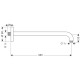 Hansgrohe Кронштейн для душу 389мм (цв gold optic), (27413990)