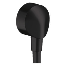 Hansgrohe FIXFIT E шлангове під`єднання, 1/2`, без клапану зворотнього току води, внутрiшня частина з латунi, колiр чорний матовий, (27454670)