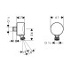 Hansgrohe Fixfit S Шлангове під`єднання, (27506000)