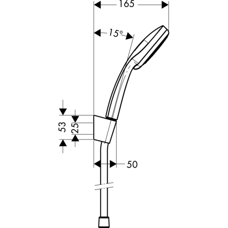 Hansgrohe Душовий набір CROMA 100 Vario/Porter S (27594000)