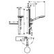 Hansgrohe Raindance Select S Душовий набiр 120, 3jet / Unica’ E 0,90 м, бiлий/хром, (27648400)