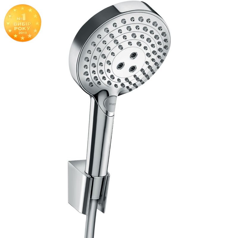 Hansgrohe Raindance Select S Душовий набiр 120, 3jet P, з душовим шлангом 125см, хром, (27669000)