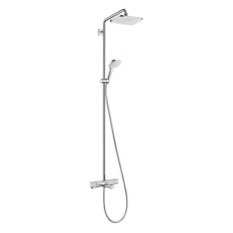 Hansgrohe Душова система з термостатом для настінного монтажу Croma E 280 1jet Showerpipe (27687000)