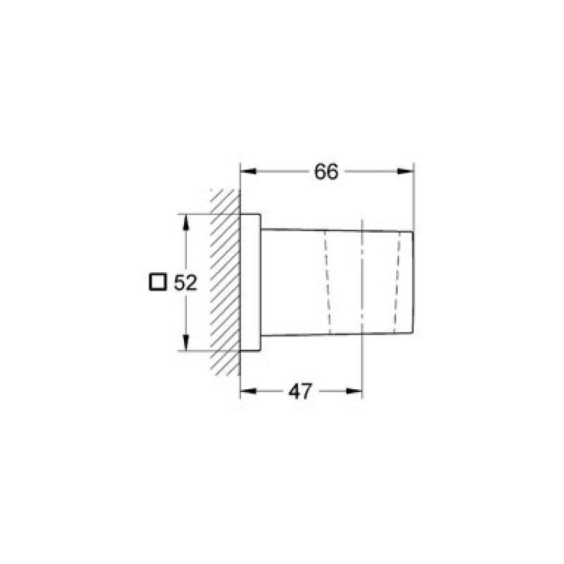 Grohe 27693000 Euphoria Cube Настінний тримач для ручного душу phoria Cube Настінний тримач для ручного душу (27693000)
