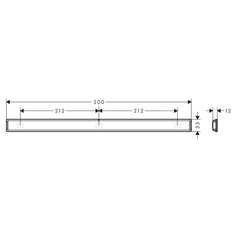 Hansgrohe Тримач для аксесуарів WALLSTORIS 27902700, білий, (27902700)