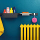 Hansgrohe Косметична ємність WALLSTORIS 27912670, чорний, (27912670)