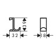 Hansgrohe Гачок для ванної кімнати WALLSTORIS 27914700, білий, (27914700)
