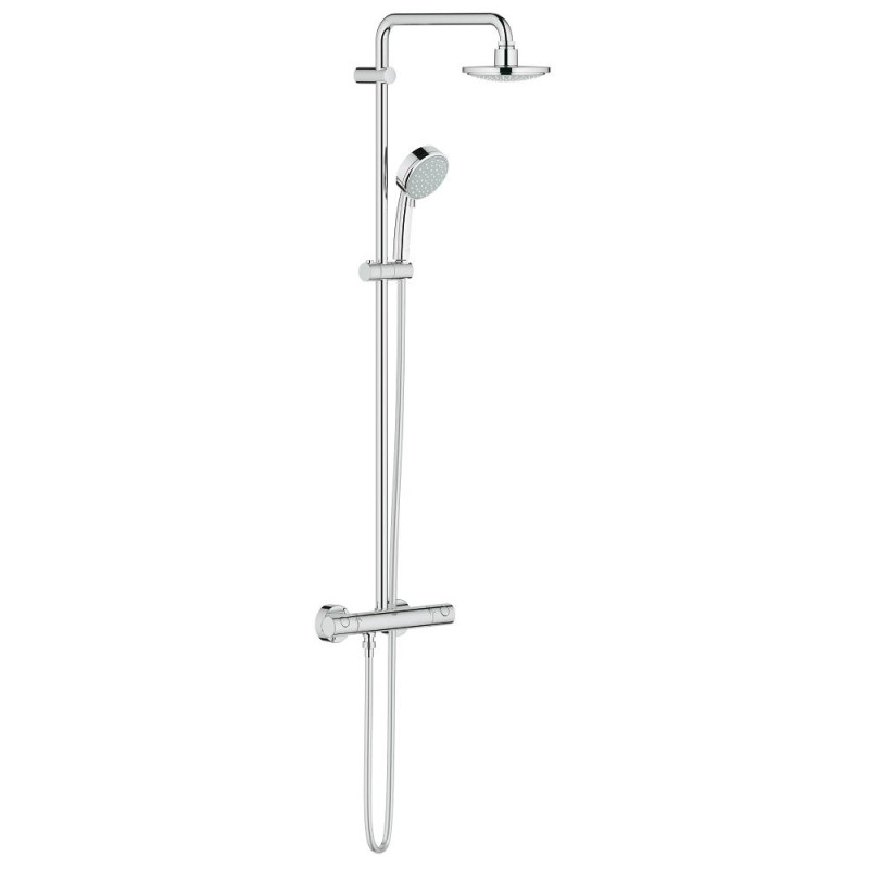 Grohe Душова система з термостатом для настінного монтажу New Tempesta Cosmopolitan 160 (27922000)
